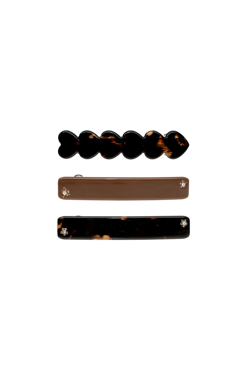 Barrette Set in Bear Hug