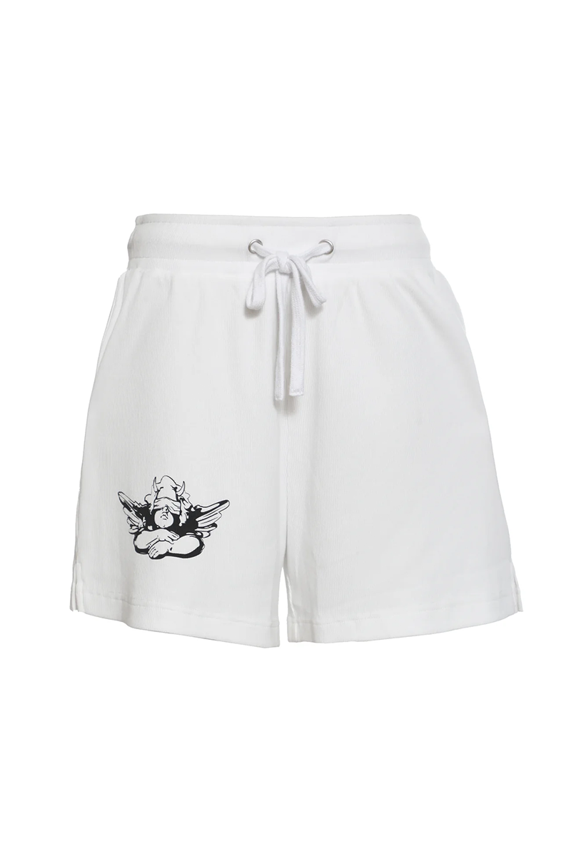 White Rebel Shorts