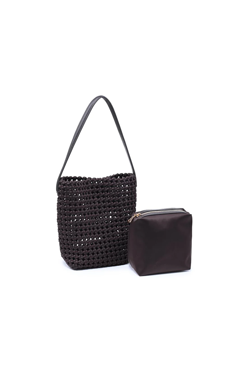 Gaia Shoulder Bag in Chocolate