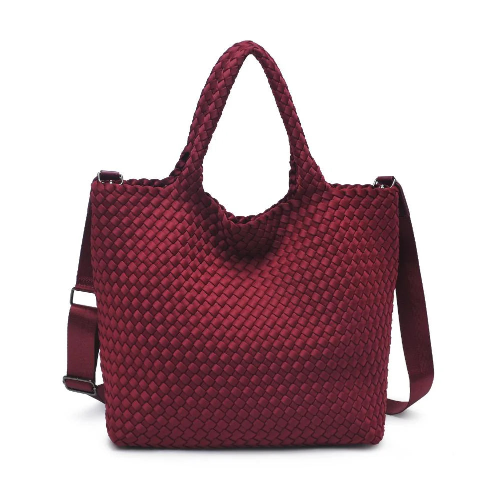 Sky's The Limit Medium Crossbody in Wine