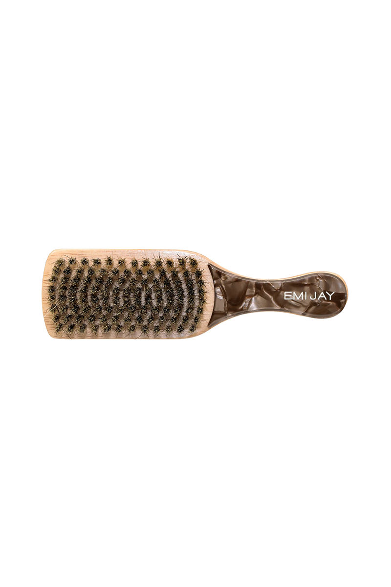 Mini Boar Bristle Brush in Toasted Sugar