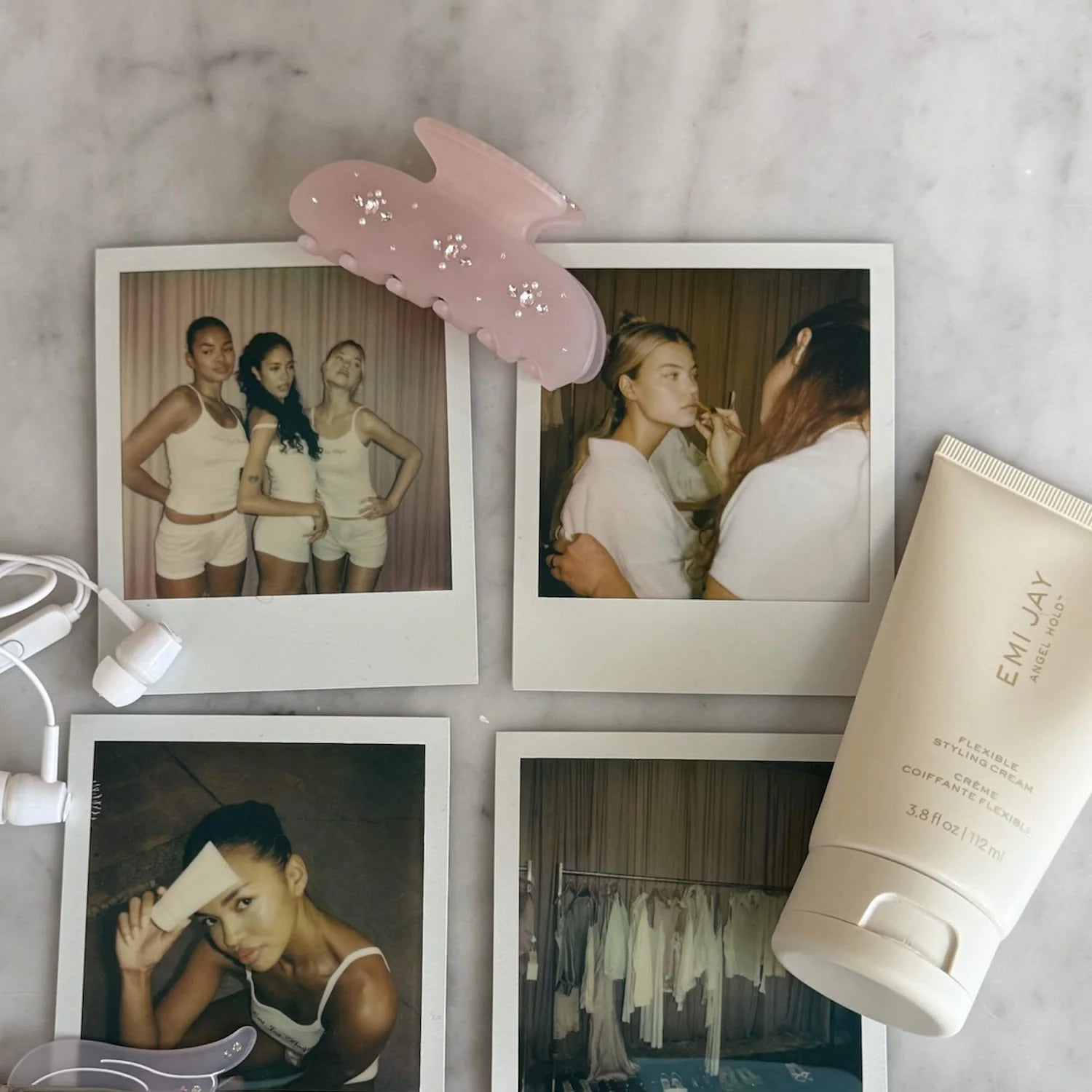 Sweetheart Clip in Blush Drop