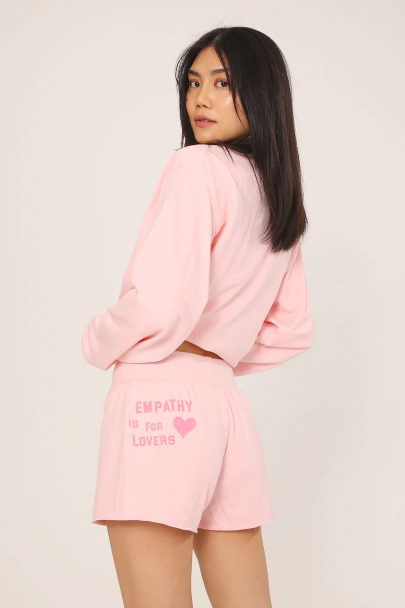 Empathy Is For Lovers Midrise Sweatshorts