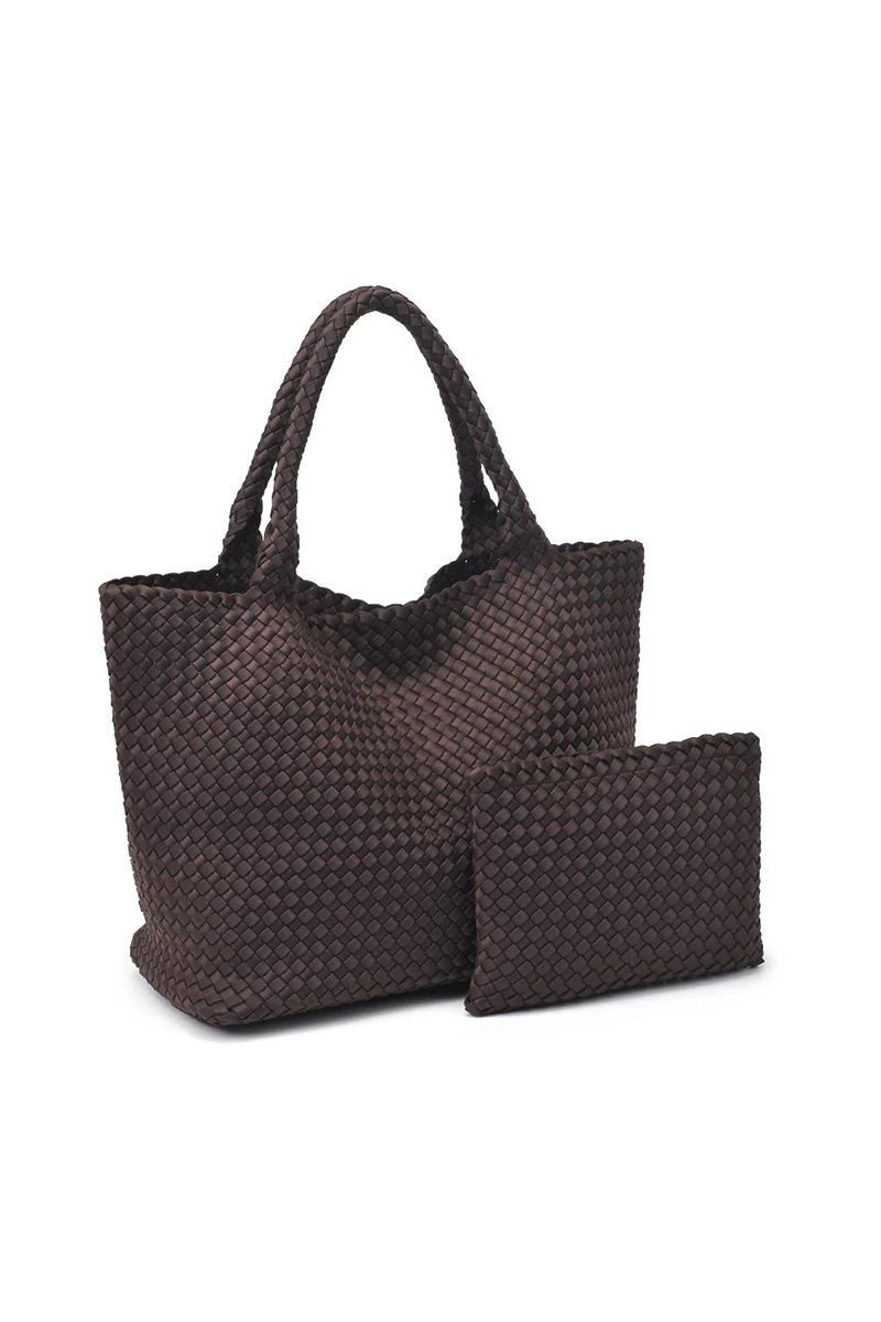 Sky's The Limit Large Crossbody in Chocolate