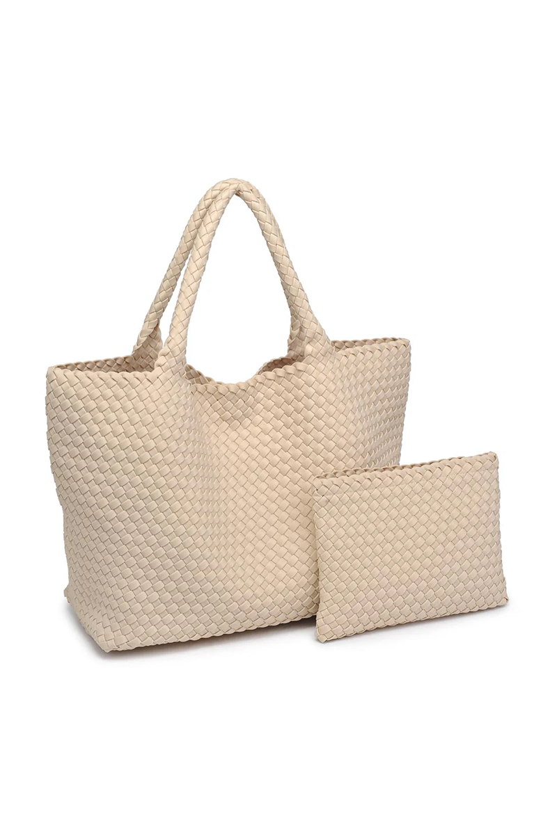 Sky's The Limit Large Crossbody in Cream