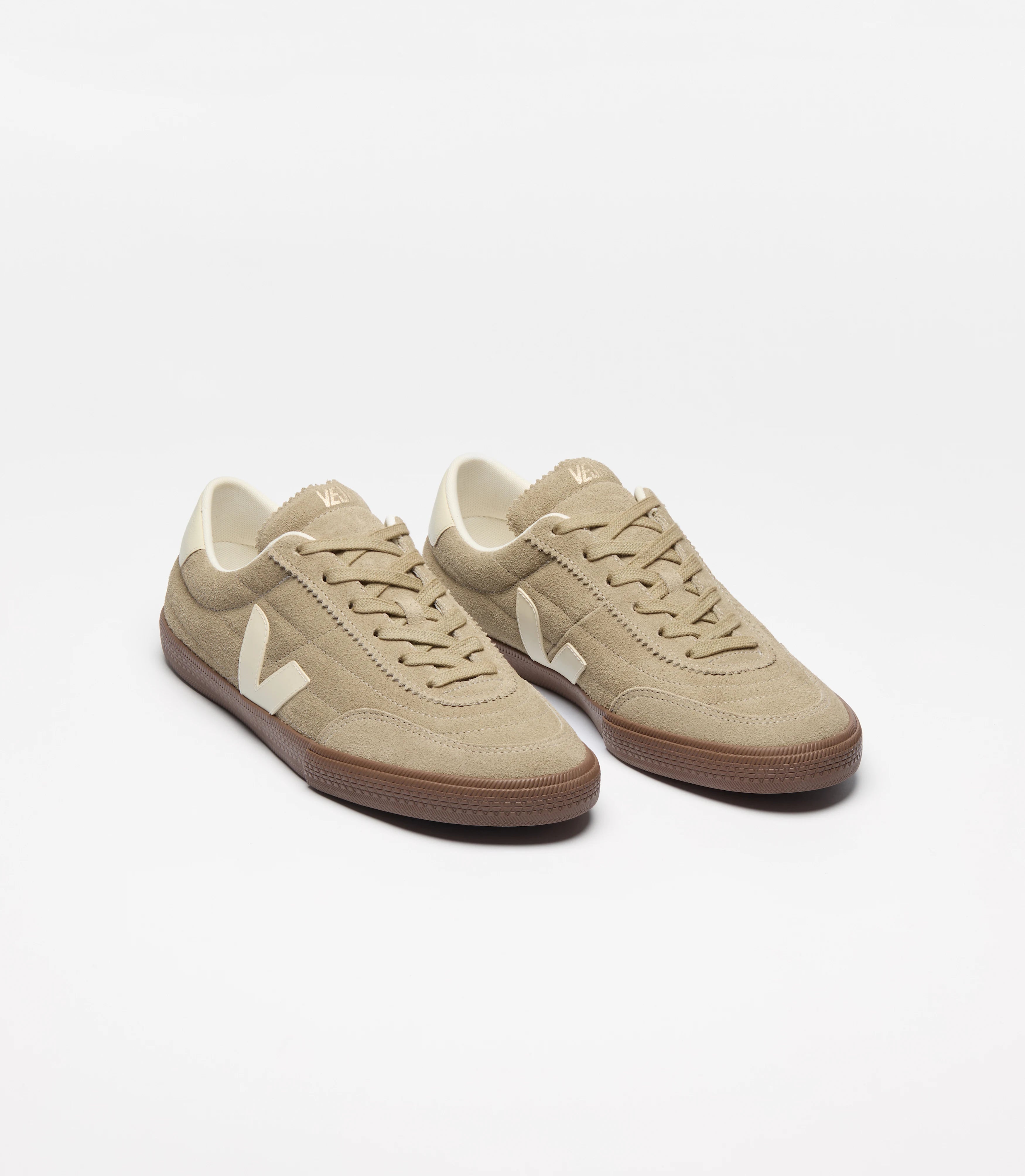 Panenka Sneaker Suede Taupe Pierre Bark