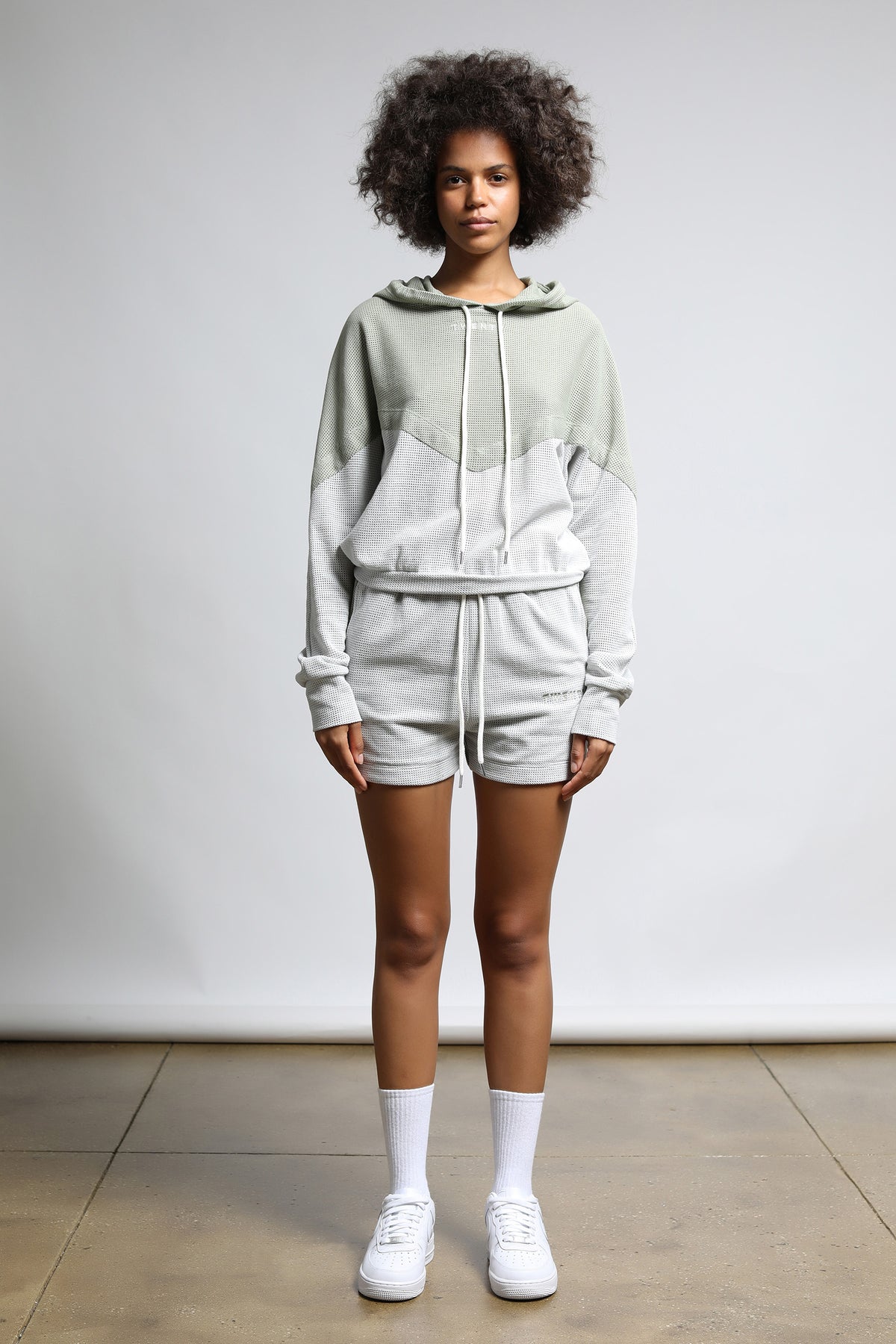 Breathe Mesh Color Block Hoodie