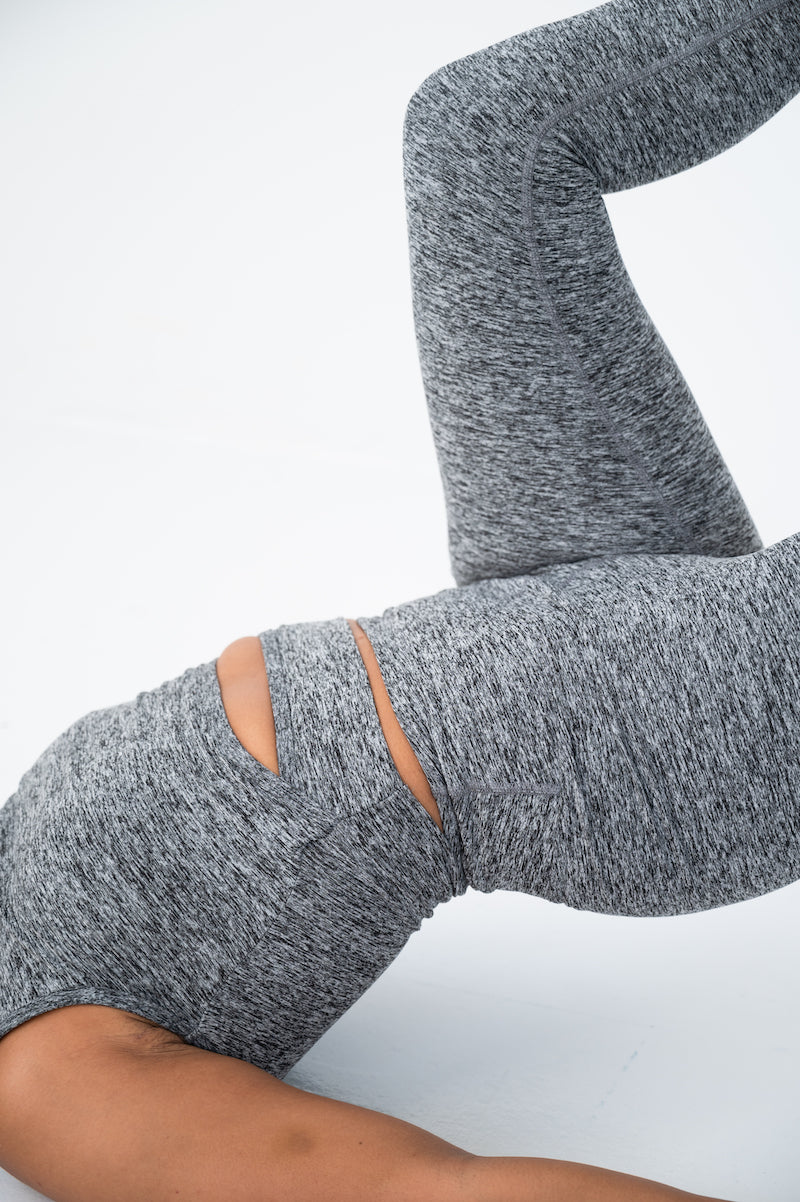 Yoga Legging - Heather Grey