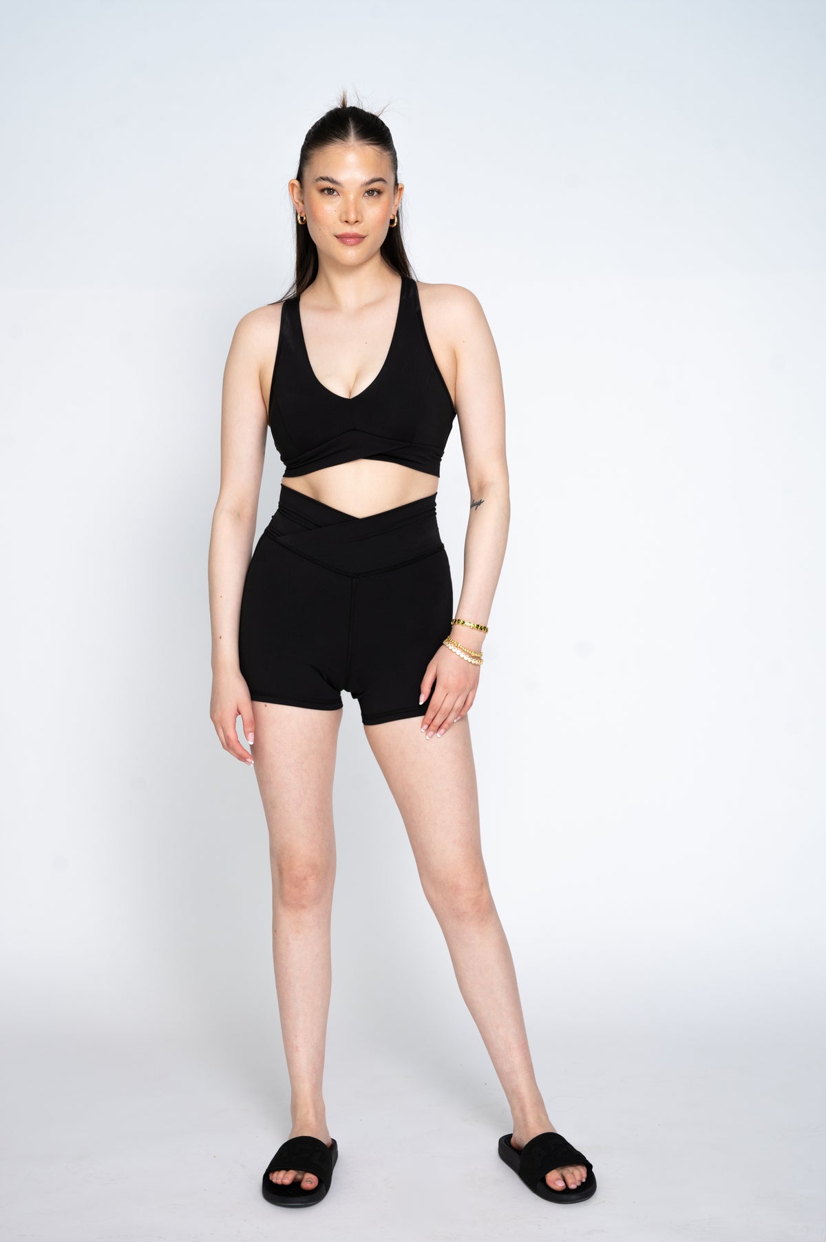 Ray V-Neck Longline Bra