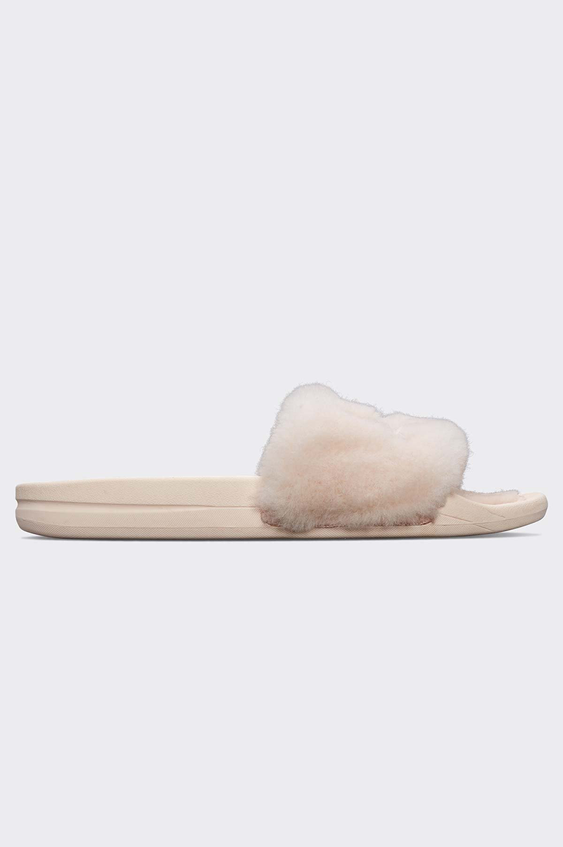 Shearling Slide